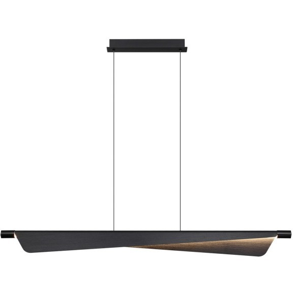 7017/24LA HIGHTECH Подвесной светильник c сенсорн. выкл (диммер яркости) металл/акрил черн. брашинг IP20 24W CRI 90 3000K 220V LINEA