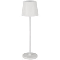 75793 Аккум. настольная лампа CABOZO сенсорн., дим.(USB), 3,8W(LED), H370, Ø110, IP44, пластик, белый