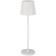 75793 Аккум. настольная лампа CABOZO сенсорн., дим.(USB), 3,8W(LED), H370, Ø110, IP44, пластик, белый