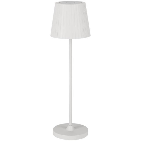 75793 Аккум. настольная лампа CABOZO сенсорн., дим.(USB), 3,8W(LED), H370, Ø110, IP44, пластик, белый