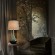 10518T Blue Loft IT KALE Настольная лампа, 1 × E27, до 60 Вт, синее основание из керамики и металла, белый тканевый абажур, IP20