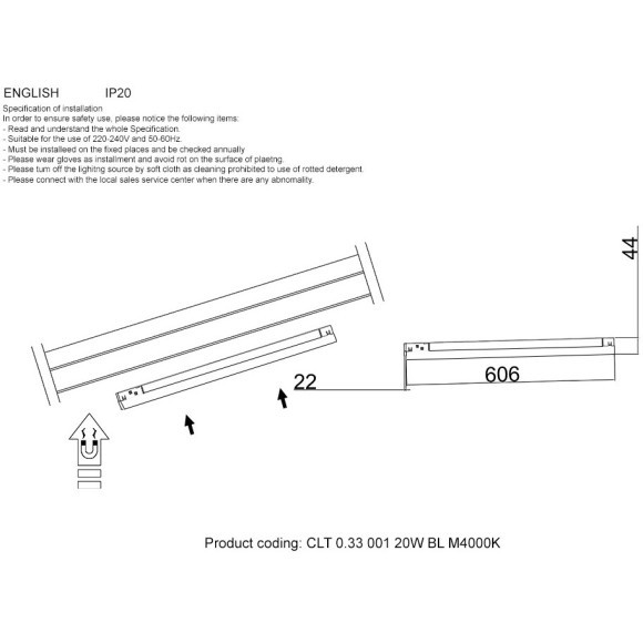 CLT 0.33 001 20W BL M4000K Трековый магнитный светодиодный светильник Crystallux Space 48V CRI90+ 4000К 1300Лм 120° 20W CLT 0.33 001 20W BL M4000K Трековый магнитный светодиодный светильник Crystallux Space 48V CRI90+ 4000К 1300Лм 120° 20W