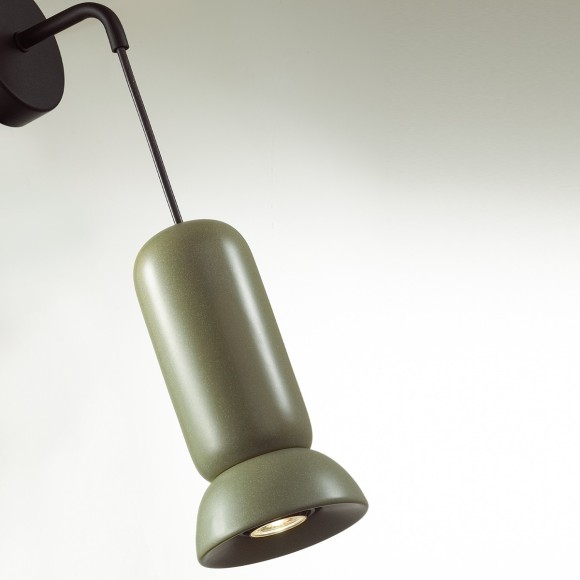 5054/1WB PENDANT ODL24 315 черный/зеленый/металл/керамика Бра GU10 LED 4W KERAMA 5054/1WB PENDANT ODL24 315 черный/зеленый/металл/керамика Бра GU10 LED 4W KERAMA