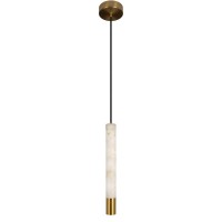 10475D Bronze Loft IT MONTBLANC Подвесной светильник, LED 27 Вт, 3000 К, бронзовое основание, белые матовые плафоны из металла и алебастра