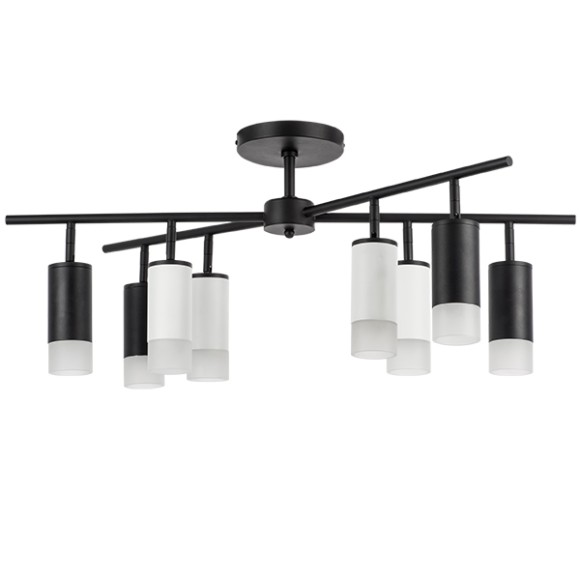 Люстра на штанге Lightstar LR7283743641 Rullo под лампы 8xGU10 400W