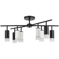Люстра на штанге Lightstar LR7283743641 Rullo под лампы 8xGU10 400W
