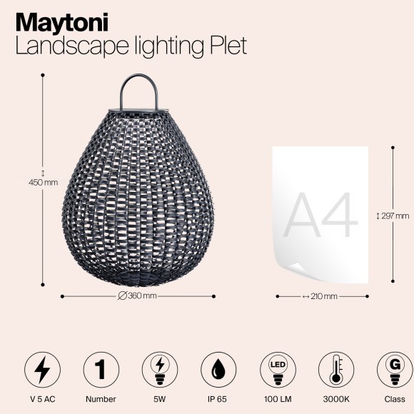 Ландшафтный светильник Outdoor OSL599FL-L5B3K