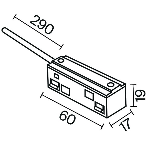 Ввод питания от внешнего драйвера Maytoni Exility TRA034B-42W-1 Ввод питания от внешнего драйвера Maytoni Exility TRA034B-42W-1