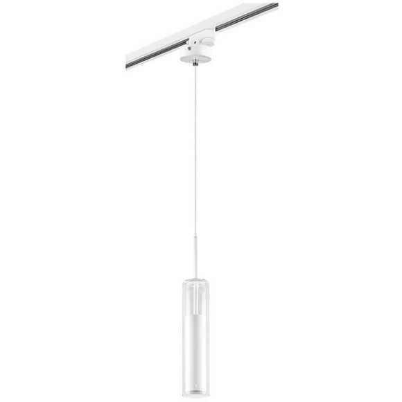 Однофазный двужильный трековый светильник Lightstar L1T756016 Cilino под сменную лампу GU10