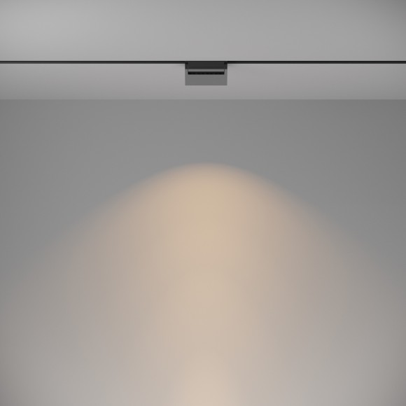 TR013-2-10W3K-B Трековый магнитный светодиодный светильник Maytoni Gravity CRI90+ 3000К 800Лм 120° 10Вт