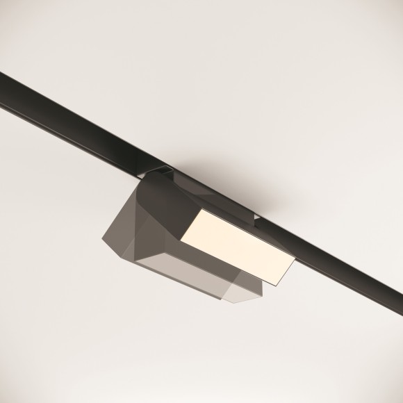 TR013-2-10W3K-B Трековый магнитный светодиодный светильник Maytoni Gravity CRI90+ 3000К 800Лм 120° 10Вт