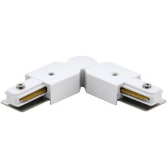 99739 Коннектор для шинопровода для трекового светильника, пластик, белый
