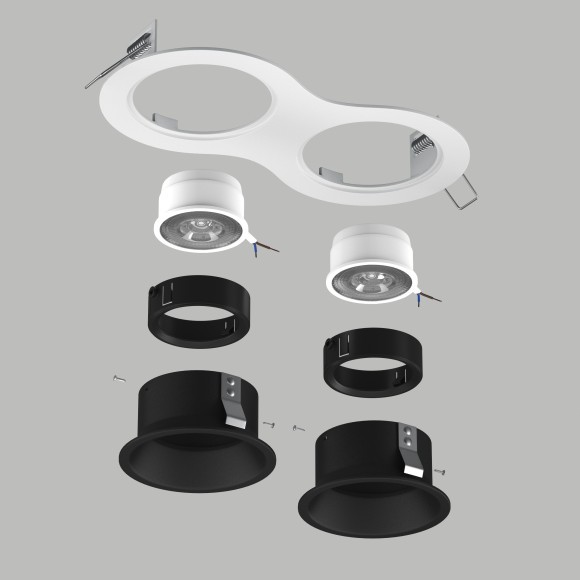 Комплект со светильником Domino Lightstar D6260707WMOD