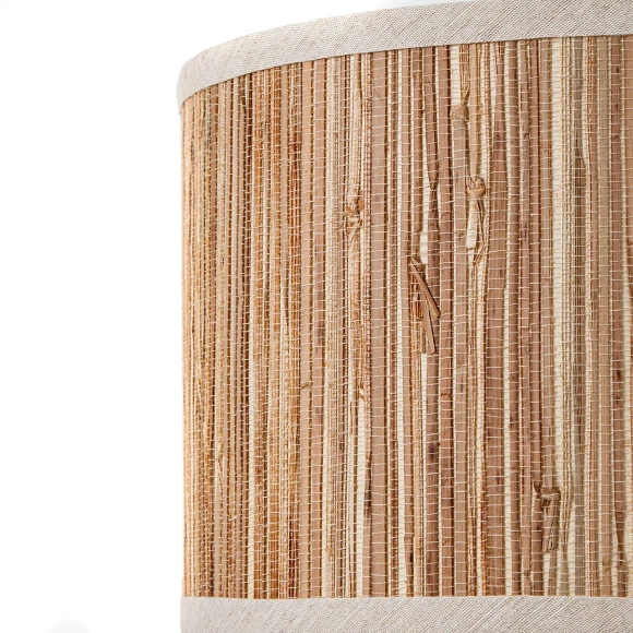 Arte Lamp STRAW A7091SP-1BK Подвесной современный светильник в эко стиле, с плафоном диаметром 30 см из натуральной вертикальной соломы, основание черный металл, макс. высота 105 см, лампа E27 1шт до 40Вт IP20 220В