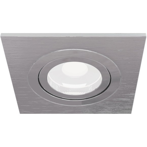 Встраиваемый светильник Maytoni DL024-2-01S Atom под лампу 1xGU10 50W Встраиваемый светильник Maytoni DL024-2-01S Atom под лампу 1xGU10 50W