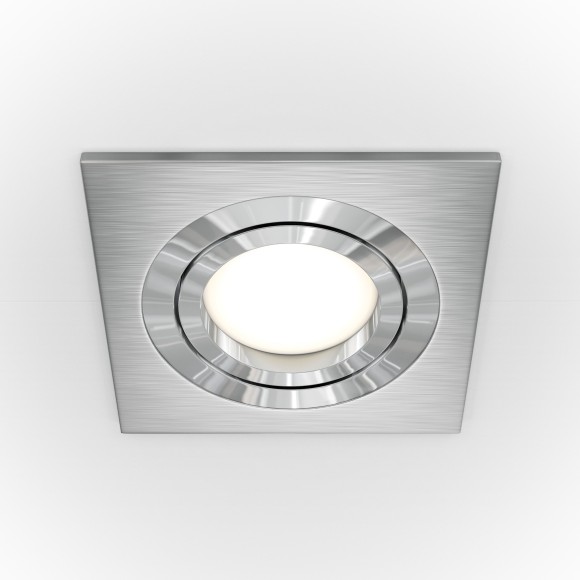 Встраиваемый светильник Maytoni DL024-2-01S Atom под лампу 1xGU10 50W Встраиваемый светильник Maytoni DL024-2-01S Atom под лампу 1xGU10 50W