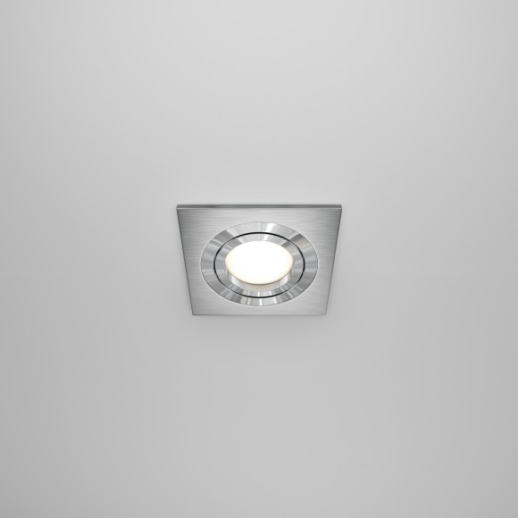 Встраиваемый светильник Maytoni DL024-2-01S Atom под лампу 1xGU10 50W Встраиваемый светильник Maytoni DL024-2-01S Atom под лампу 1xGU10 50W