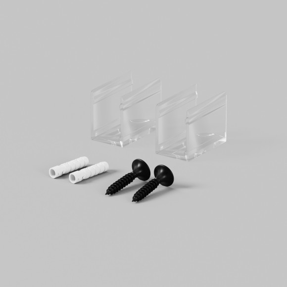 Клипсы для гибкого неона 17x12 мм 2 шт. 432007 Клипсы для гибкого неона 17x12 мм 2 шт. 432007