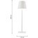 4614-1T, настольный светильник, D110xH380, LEDx3.5W, 265LM, 4000K, included, touch dimmer