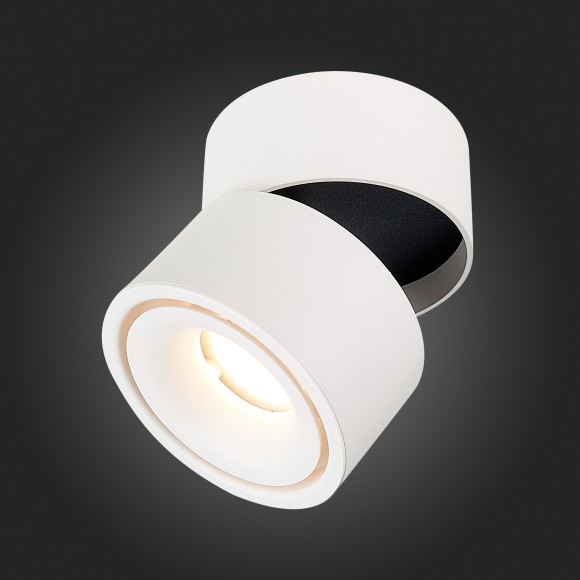 ST652.542.12 Светильник потолочный Белый LED 1*12W 4000K 1 000Lm Ra90 36° IP20 D100xH105 170-240VV Накладные светильники