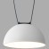 DK5660-WH+BK Cветильник для трека-ремня Belty Smart, серия Flow, со светодиодом, D220*H117мм, 48V DC, 24W, RA90, 120°, 3000-5700K, IP20, белый с черным, алюминий