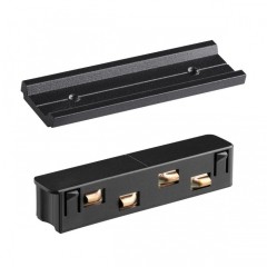 Соединитель питания прямой с планкой для накладных шин Novotech Flum 135164 Соединитель питания прямой с планкой для накладных шин Novotech Flum 135164