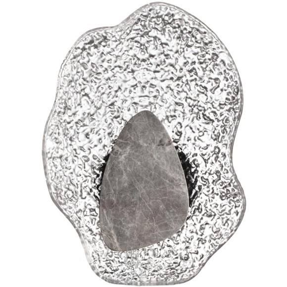 5461/12WLB L-VISION ODL_EX26 черный/прозрачный/серый/металл/стекло/мрамор Настенный светильник LED x 12W 3000K CORALLA