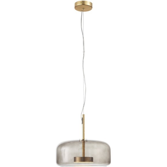 SL1053.243.01 Светильник подвесной ST-Luce Золотистый/Дымчатый LED 1*9W 3000K PALOCHINO