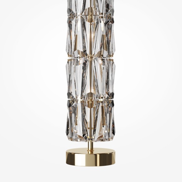 Торшер хрустальный с выключателем Puntes MOD043FL-08G