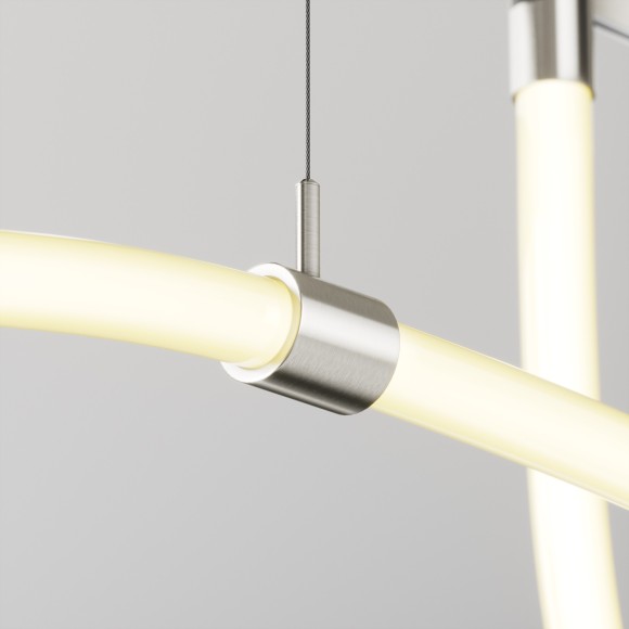 Поддерживающий коннектор с тросовым подвесом Tau для шинопроводов Flarity Maytoni TRA154CSW-1PT