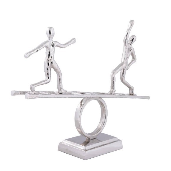 429741 ZADIWIN Фигурка декоративная алюминий никель L485 B100 H350 429741 ZADIWIN Фигурка декоративная алюминий никель L485 B100 H350