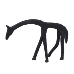 427032 Статуэтка Жираф SUZU, L165, B30, H115, алюминий, черный 427032 Статуэтка Жираф SUZU, L165, B30, H115, алюминий, черный