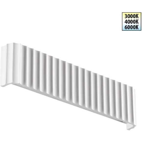 359402 OVER NT24 000 белый Светильник настенный с переключателем цв.температуры IP20 LED 12W 200V 3000/4000/6000K YESO