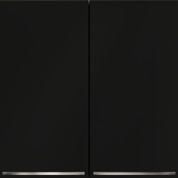 Выключатель встраиваемый VOLTUM S70 двухклавишный с подсветкой 10А, (черный матовый)