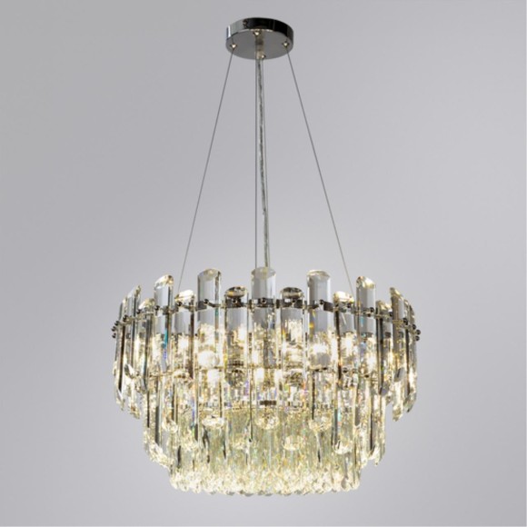 Подвесная люстра хрустальная Bellatrix 3510/02 LM-11 Подвесная люстра хрустальная Bellatrix 3510/02 LM-11