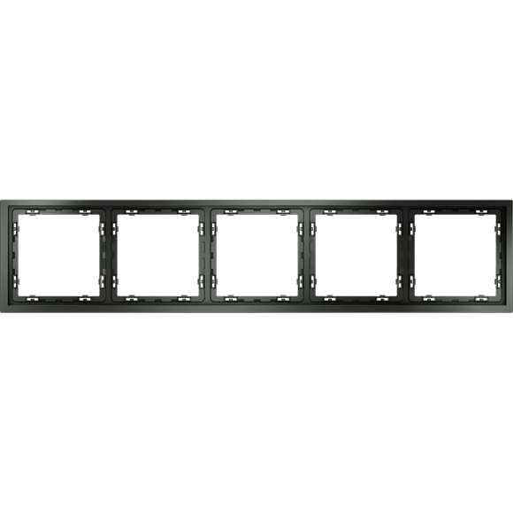 Рамка пластиковая VOLTUM S70 на 5 постов, (титан)
