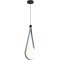 SL2002.423.01 Светильник подвесной ST-Luce Черный, Голубой/Белый E27 1*60W MOONBAG