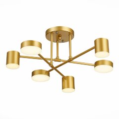 SLE201022-06 Светильник потолочный Золотистый/Золотистый LED 6*7W 4000K NOBEL SLE201022-06 Светильник потолочный Золотистый/Золотистый LED 6*7W 4000K NOBEL