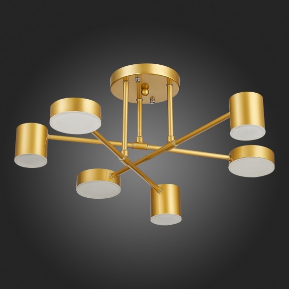 SLE201022-06 Светильник потолочный Золотистый/Золотистый LED 6*7W 4000K NOBEL