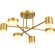 SLE201022-06 Светильник потолочный Золотистый/Золотистый LED 6*7W 4000K NOBEL