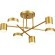 SLE201022-06 Светильник потолочный Золотистый/Золотистый LED 6*7W 4000K NOBEL