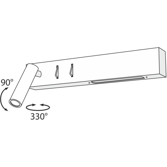 Бра светодиодное с выключателем Comodo C031WL-L8B3K