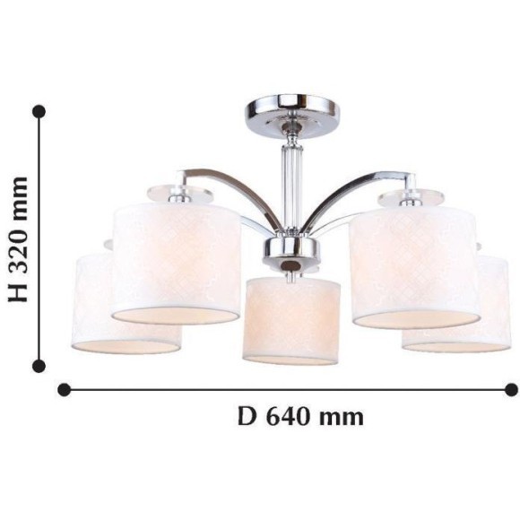 Потолочная люстра Modum 2199-5U Потолочная люстра Modum 2199-5U