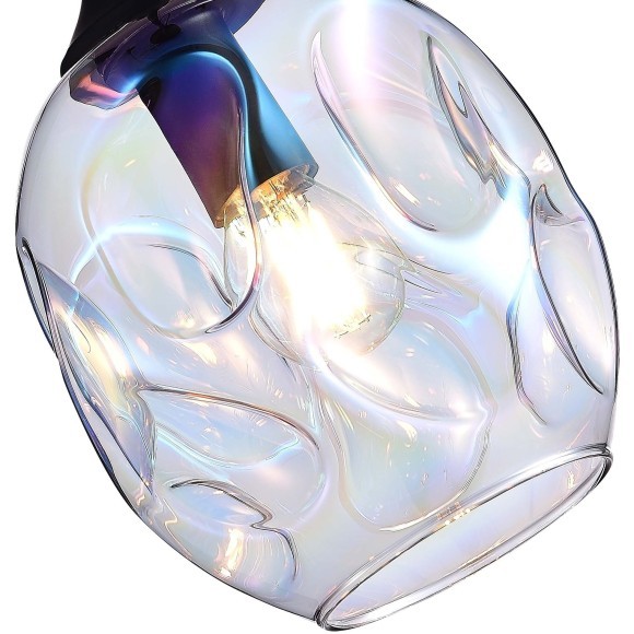 SL1188.403.01 Подвес ST-Luce Черный/Радужный E14 1*40W IDESIA SL1188.403.01 Подвес ST-Luce Черный/Радужный E14 1*40W IDESIA