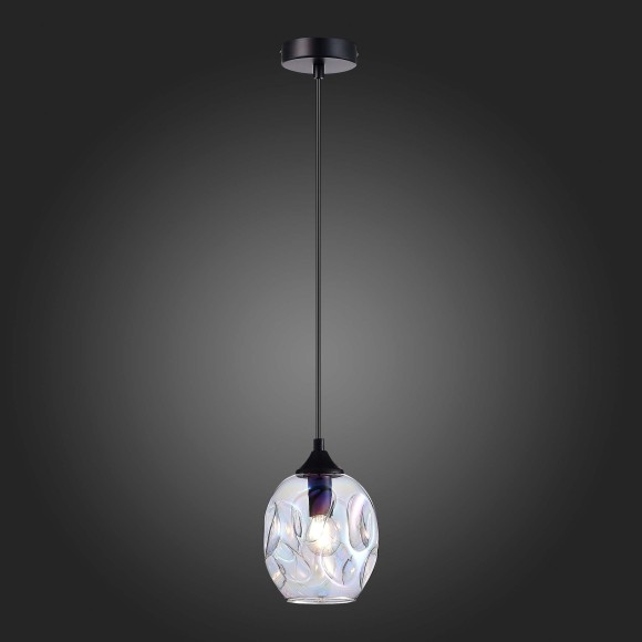 SL1188.403.01 Подвес ST-Luce Черный/Радужный E14 1*40W IDESIA SL1188.403.01 Подвес ST-Luce Черный/Радужный E14 1*40W IDESIA