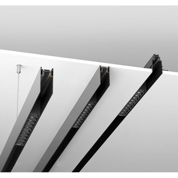 Магнитный 1м встраиваемый в ГКЛ 12.5мм шинопровод Maytoni Gravity TRX004-221B