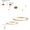 Люстра Crystal Lux MUCHOS SP123W LED  GOLD