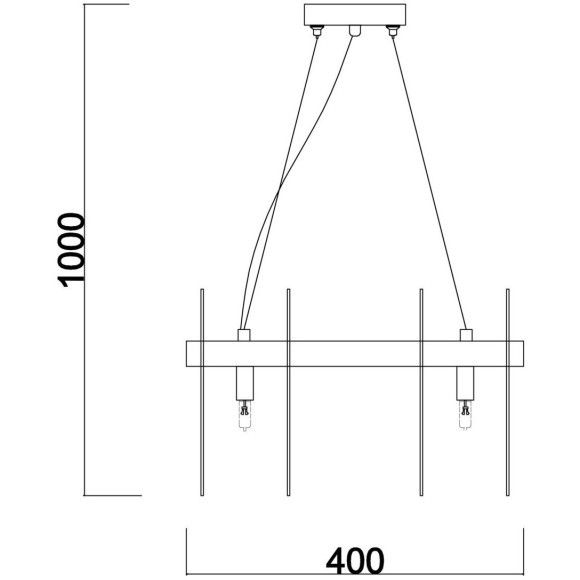 Люстра подвесная Freya FR5141PL-08BS2 Deserto под лампы 8xG9 60W