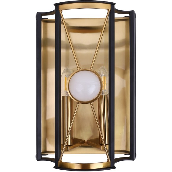 Бра Crystal Lux TANDEM AP2 GOLD