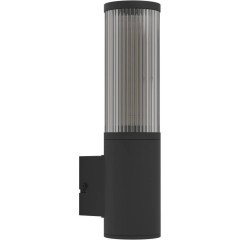 901033 Уличное бра SALLE, 1X15W (E27), IP54, H310, алюминий, пластик, чёрный/пластик, полупрозрачный